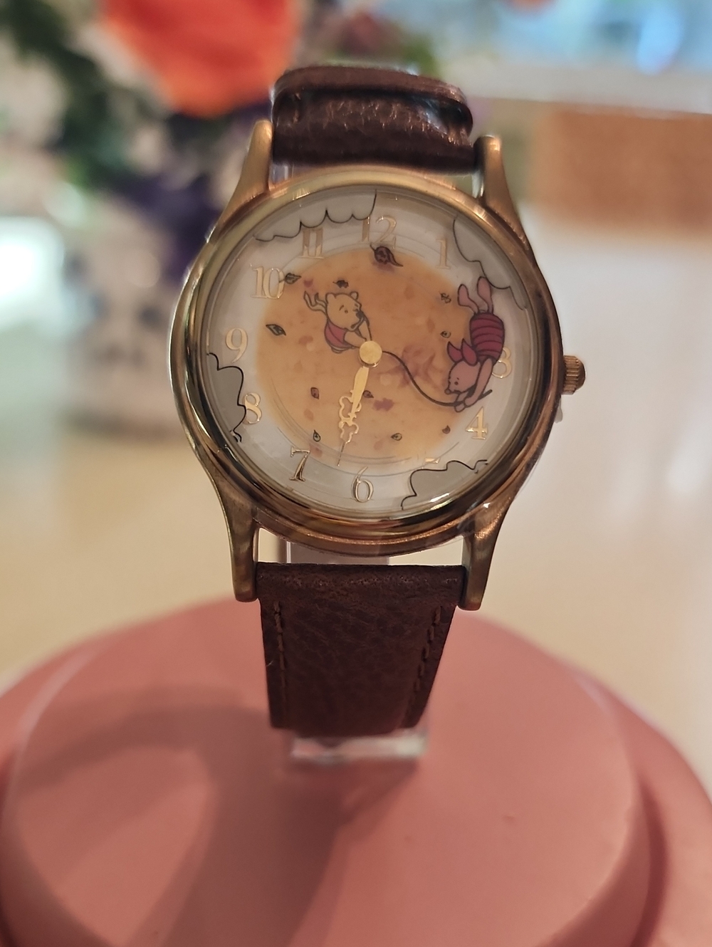 Disney Pooh & Piglet Collectable Watch With Hunny Pot.